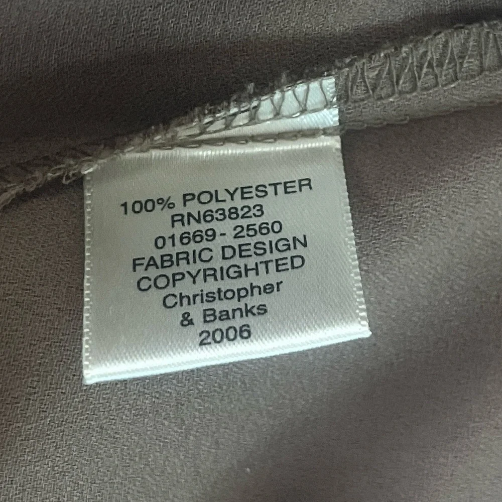 CHRISTOPHER & BANKS FLORAL SKIRT Size 4